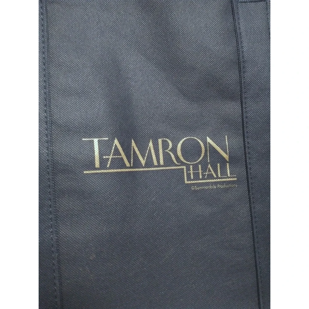 Tamron Hall Show Promotional Insulated Reusable Tote Bag Grocery Shopping Blue